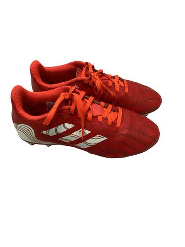 Used Adidas Soccer Cleats Red And White Junior 03 11347-S000263351
