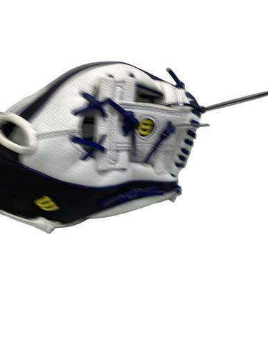 Used Wilson A200 BB/SB Glove T-ball White/Black/Royal 11" 11347-S000263354