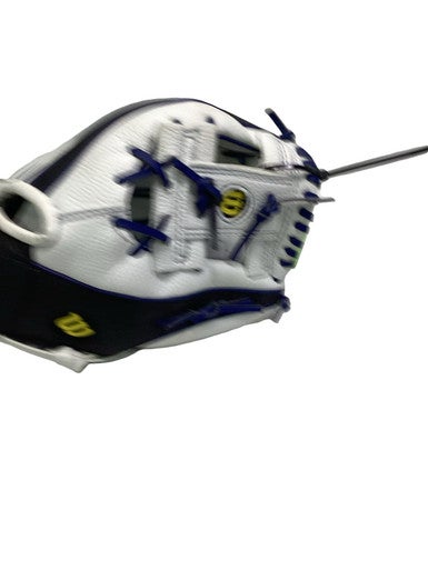 Used Wilson A200 BB/SB Glove T-ball White/Black/Royal 11" 11347-S000263354