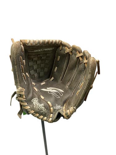 Used Rawlings 11 1/2 INCH SURE CATCH BB/SB Glove RH Throw Grey 11 1/2" 11347-S000263337