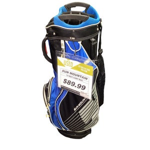 Used Sun Mountain 14 WAY CART BAG Mens Cart Bag Royal Blue 11347-S000263326