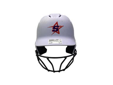Used Evoshield EVOSHIELD W/ MASK Batting Helmet w/Mask White MD 11347-S000263301