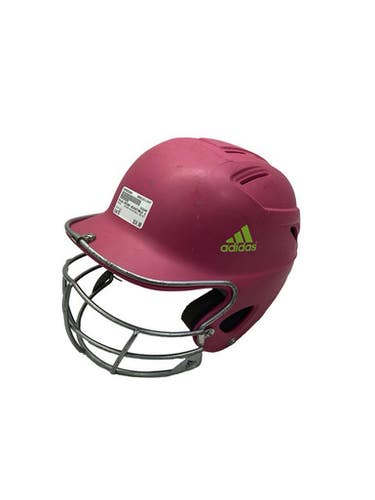Used Adidas ADIDAS ADJUSTABLE HELMET Batting Helmet w/Mask Pink One Size 11347-S000263280