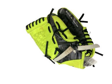 Used ORTIZ34 9 INCH GLOVE BB/SB Glove RH Throw Yellow 9" 11760-S000087439