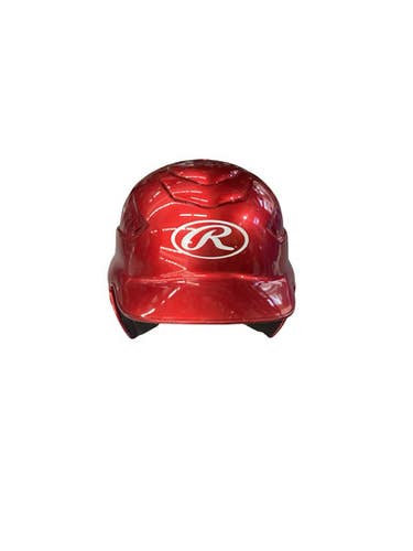 Used Rawlings 6 1/2-7 1/2 Batting Helmet No Mask Red MD 11760-S000087431