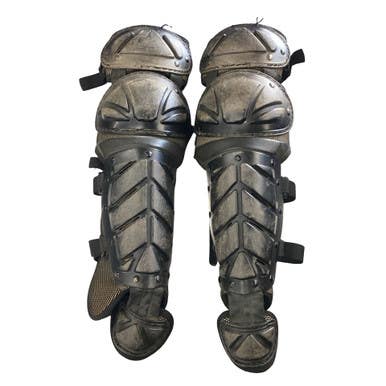 Used YOUTH SHIN GUARDS Catchers Leg Guards Black Youth 11760-S000087417