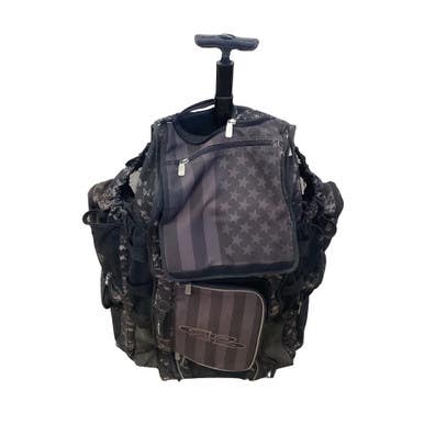Used BoomBah WHEELED CATCHERS BAG BB/SB Player Wheeled Bag Black 11760-S000087418