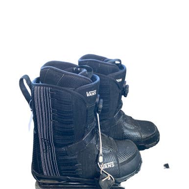 Used Vans Mens Snowboard Boots Black Senior 9 11883-S000156969