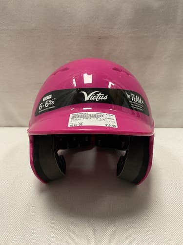 Used Victus 6 - 6 5/8 Batting Helmet No Mask Pink One Size 11490-S000268757
