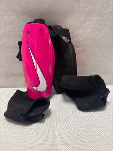 Used Nike Soccer Shin Guards Youth Pink MD 11490-S000268754