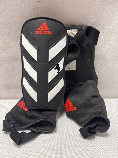 Used Adidas Soccer Shin Guards Adult Black MD 11490-S000268752