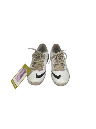 Used Nike BB/SB Cleats White Youth 12.0 11847-S000032713
