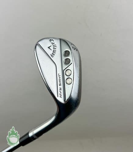 Callaway Jaws Raw X Grind Wedge 60*-12 Hi-Rev 125g Stiff Flex Steel Golf Club
