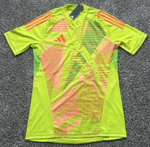 Adidas Tiro 24 GK Goalkeeper SS Soccer Jersey Yellow Men's Medium Slim Fit IK4906