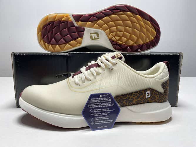 Footjoy Performa Waterproof Golf Shoes White Women's SZ 8.5 (99205)