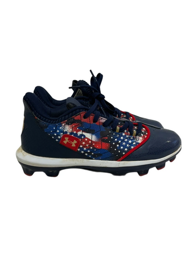 Used Under Armour Harper Jr 5 BB/SB Cleats Navy Blue 11692-S000146243