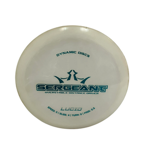 Used Dynamic Discs LUCID SERGEANT Disc Golf Driver White 172g 11692-S000146101