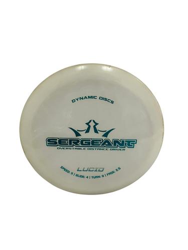 Used Dynamic Discs LUCID SERGEANT Disc Golf Driver White 172g 11692-S000146101