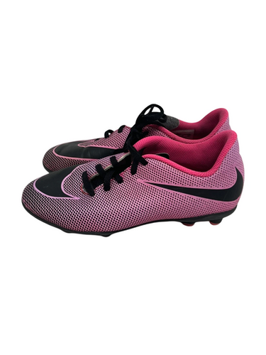 Used Nike BRAVATA Soccer Cleats Pink Junior 04 11692-S000146147