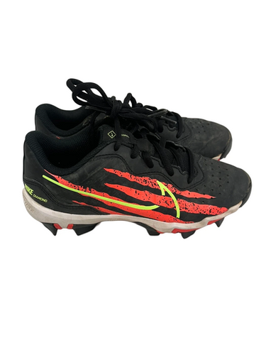 Used Nike ALPHA HUARACHE BB/SB Cleats Black Junior 03 11692-S000146159