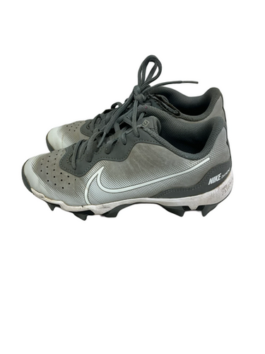 Used Nike ALPHA HUARACHE BB/SB Cleats Grey Junior 03 11692-S000146176