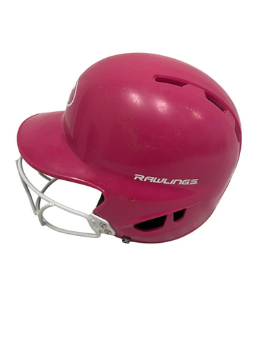 Used Rawlings MLTBH Batting Helmet w/Mask Pink One Size 11692-S000146179