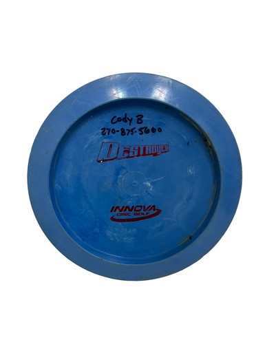 Used Innova DESTROYER Disc Golf Driver Royal Blue 11692-S000146183