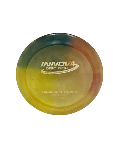 Used Innova CHAMPION VULCAN Disc Golf Driver Yellow 175g 11692-S000146185