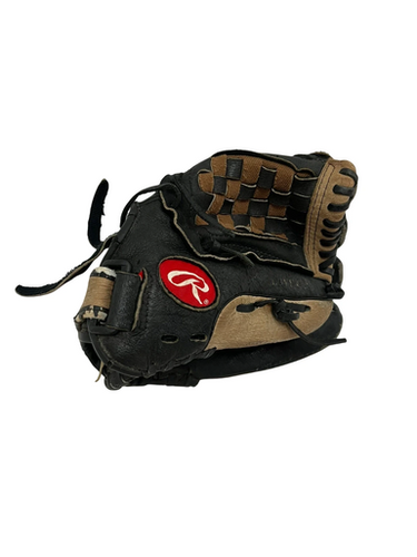 Used Rawlings BB GLOVE BB/SB Glove RH Throw Black 11" 11692-S000146241