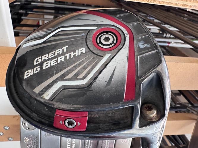 Callaway Great Big Bertha 10.5* Driver with Bassera 42 Regular Flex 1804