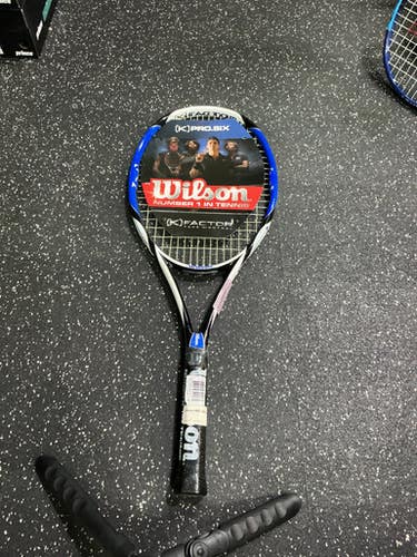 Used Wilson PRO.SIX Adult Tennis Racquet Royal Blue 4 3/8" 10743-S000463566