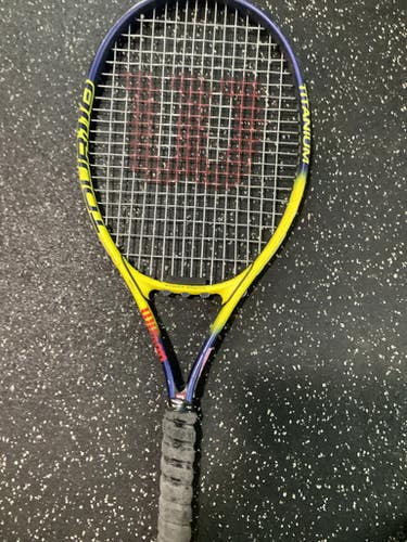 Used Wilson TOUR 110 Adult Tennis Racquet Yellow 4 1/4" 10743-S000464276