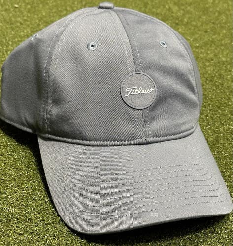 Titleist Montauk Lightweight Adjustable Golf Hat Cap One Size Charcoal GRAY
