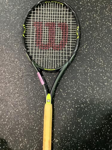 Used Wilson K FACTOR Adult Tennis Racquet Black 4 1/2" 10743-S000468124