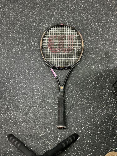 Used Wilson GRAPHITE SELECT Adult Tennis Racquet Black 4 1/2" 10743-S000469309