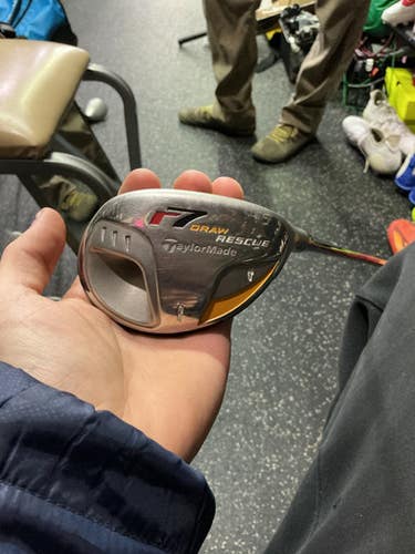 Used Taylormade R7 DRAW RESCUE Mens Hybrid Club RH 4 Hybrid 10743-C000473525