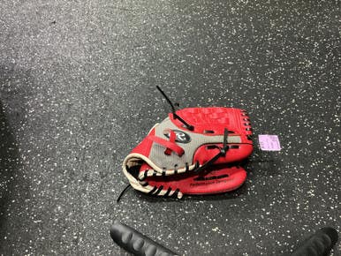 Used Rawlings PL10SS BB/SB Glove RH Throw Red 10" 10743-S000473590