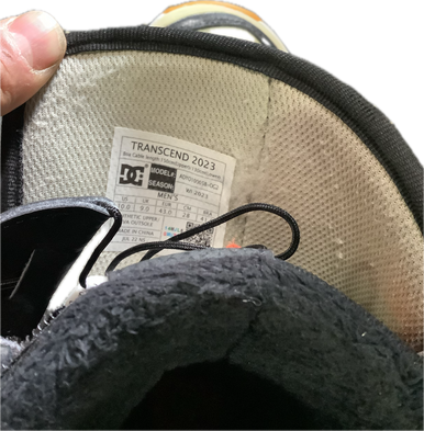 Used DC Shoes TRANSCEND 2023 Mens Snowboard Boots White Senior 10 10743-C000473658