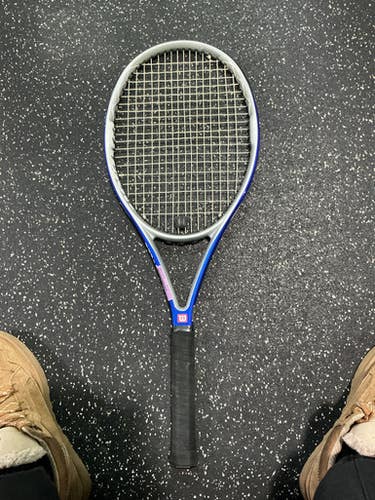 Used Wilson TRANCE Adult Tennis Racquet Royal Blue 4 1/4" 10743-C000474279