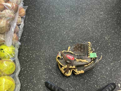 Used Rawlings H100BRC BB/SB Glove RH Throw Brown 10" 10743-S000475437