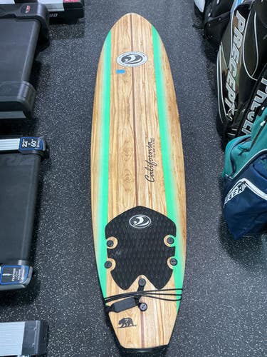 Used California Board Co 7FT Surfboard Brown 7Ft 10743-S000476772