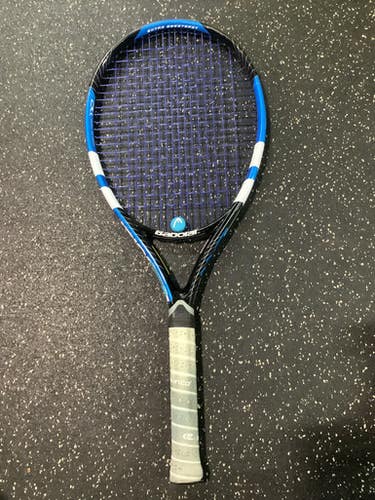 Used Babolat DRIVEV MAX 110 Adult Tennis Racquet Royal Blue 4 3/8" 10743-S000476885