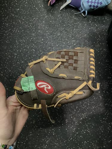 Rawlings Used Brown Right Hand Throw 10" Baseball Glove