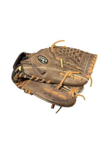 Used Rawlings FAST PITCH BB/SB Glove RH Throw Brown 12" 11834-S000046116