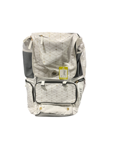 Used RIP-IT GOLD/WHITE BB/SB Player Backpack White 11834-S000046111
