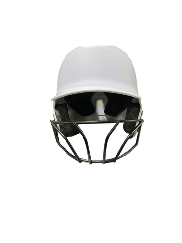 Used Evoshield WHITE HELMET Batting Helmet Mask White LG 11834-S000046103