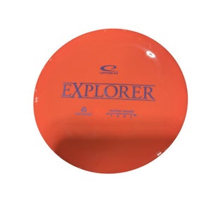 Used Latitude 64 EXPLORER DRIVER Disc Golf Driver Orange 11834-S000046091
