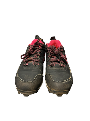 Used Under Armour PNK/BLK CLEATS BB/SB Cleats Black Junior 01.5 11834-S000046070