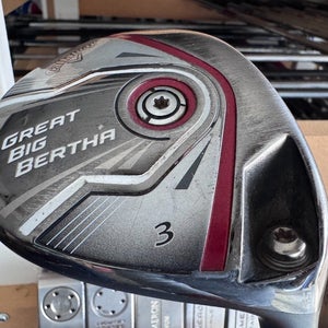 Callaway Great Big Bertha 15* (3) Fairway Metal with Fubuki 65 Stiff Flex 1806