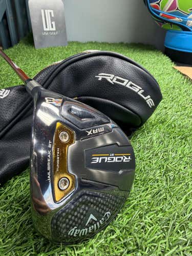 Rogue -ST- MAX - 3 Wood 15* - Graphite - NVS Aldila 55 - A Flex - RH + Cover